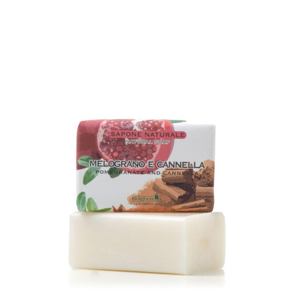 Bolgherello Pomegranate and Cinnamon Soap and Hand Towel Set