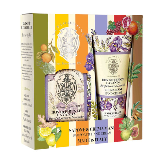 La Florentina Iris of Florence Lavender Soap and Hand Cream Gift Set