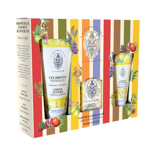 La Florentina Lemon & Ginger 3-PC Gift Set
