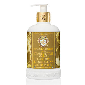 Saponificio Artigianale Fiorentino Monuka Honey &amp; Strawberry Tree Liquid Soap