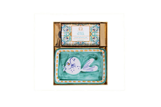 Casa Amalfi Acqua di Ischia Soap &amp; Dish Set