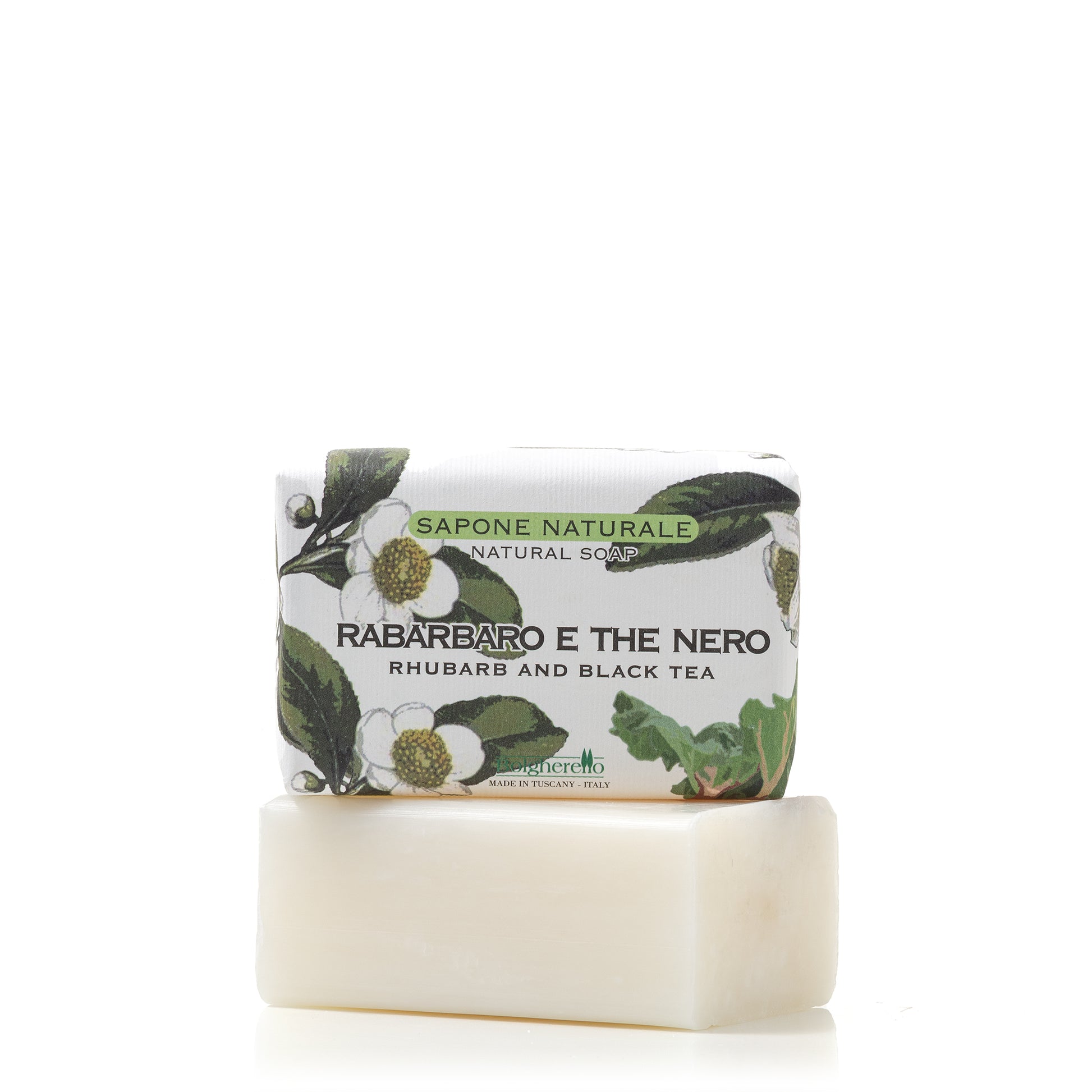 Bolgherello Rhubarb and Black Tea Soap