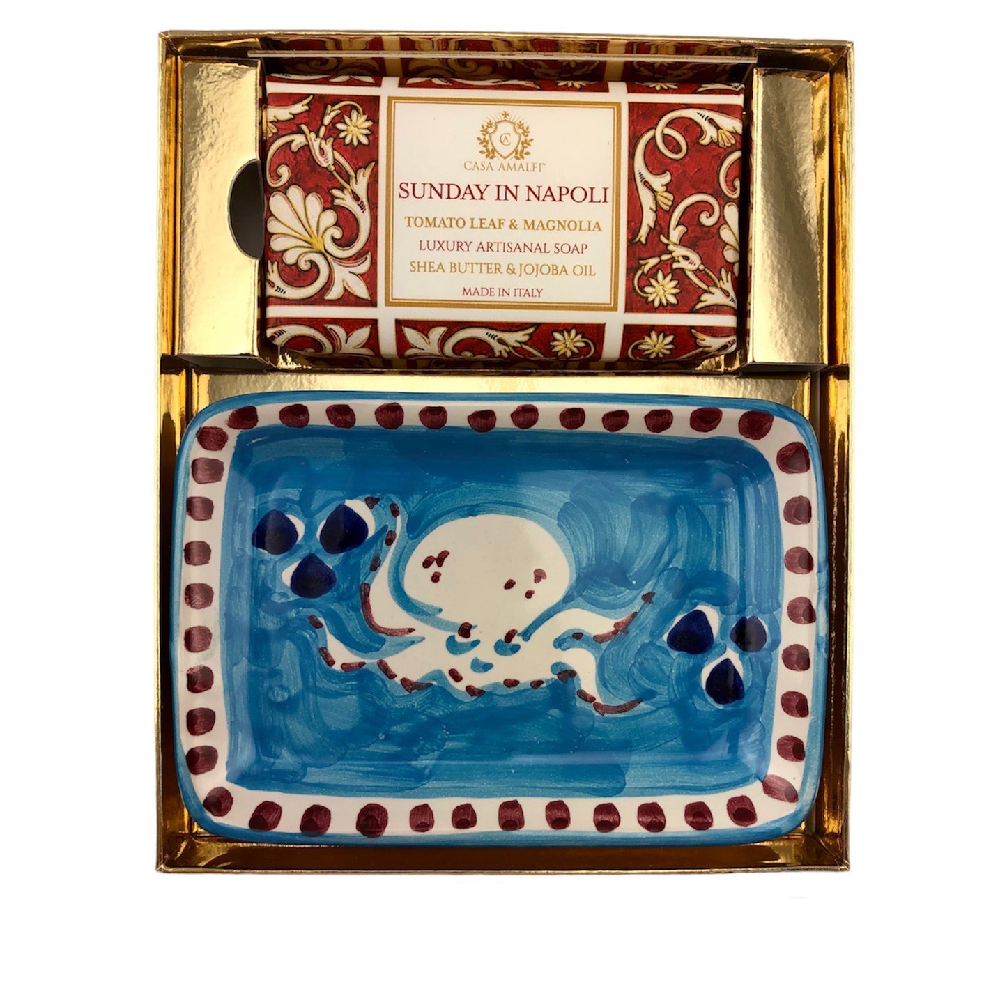 Casa Amalfi Sunday in Napoli Soap &amp; Dish Set