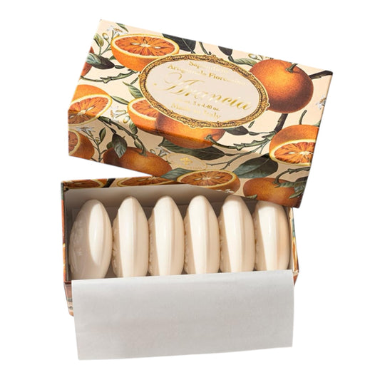 Saponificio Artigianale Fiorentino 6-Piece Orange Soap Set