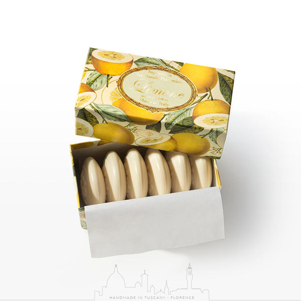 Saponificio Artigianale Fiorentino 6-Piece Lemon Soap Set