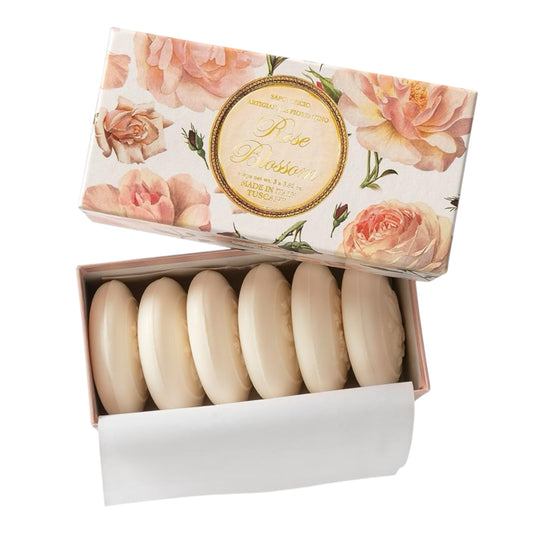 Saponificio Artigianale Fiorentino Rose 6-Piece Soap Set