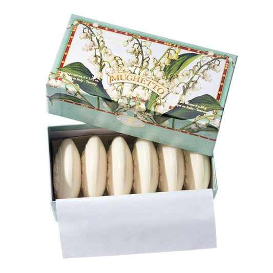 Saponificio Artigianale Fiorentino Lily of the Valley 6-Piece Soap Set