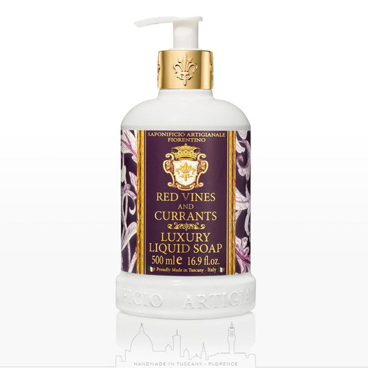 Saponificio Artigianale Fiorentino Red Vines &amp; Currants Liquid Soap