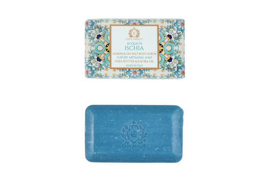Casa Amalfi Acqua di Ischia Jasmine &amp; Sea Salt Body Scrub Soap