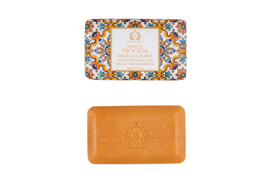 Casa Amalfi Sunset in Procida Vanilla &amp; Honey Soap